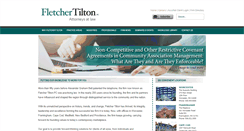 Desktop Screenshot of fletchertilton.com