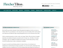 Tablet Screenshot of fletchertilton.com